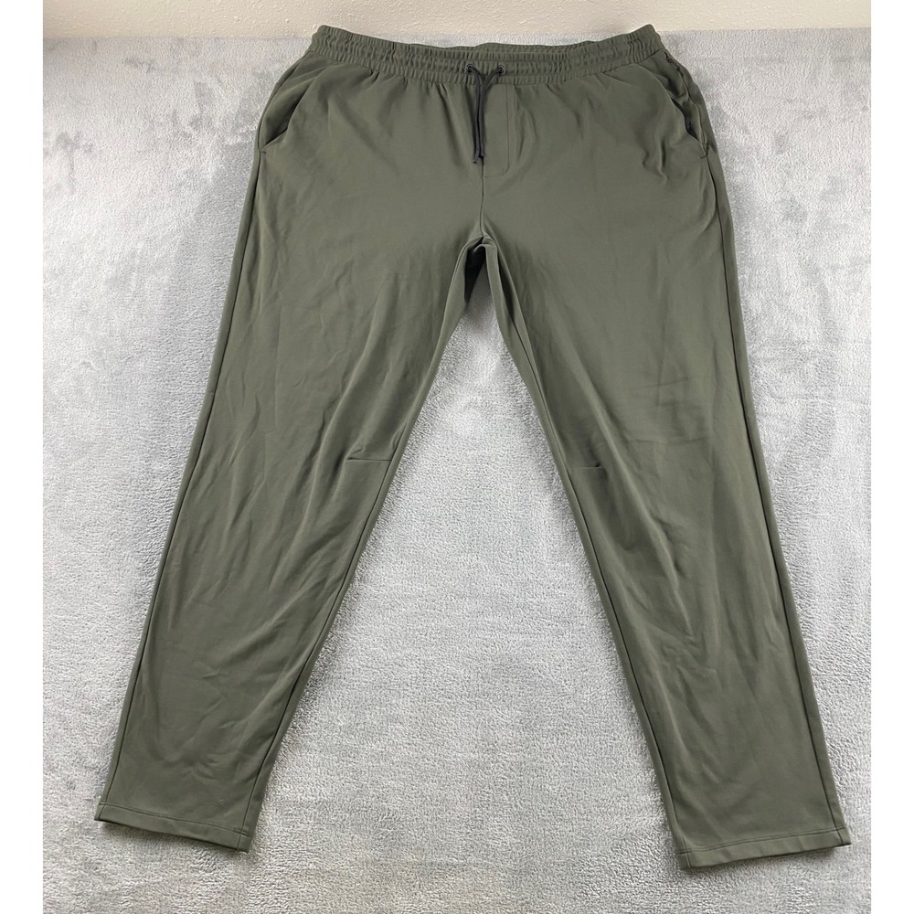 Old Navy Active XXL Tall Powersoft‎ Coze Tapered Joggers Olive Green Go-Dry Mens